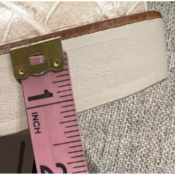 NWT Anthropologie Cream Croc Print Leather Platform Boots Size 6.5narrow - Picture 6 of 6